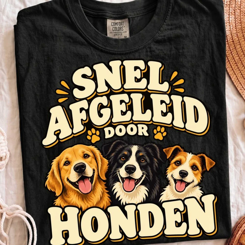 Snel Afgeleid Door Honden T-shirt