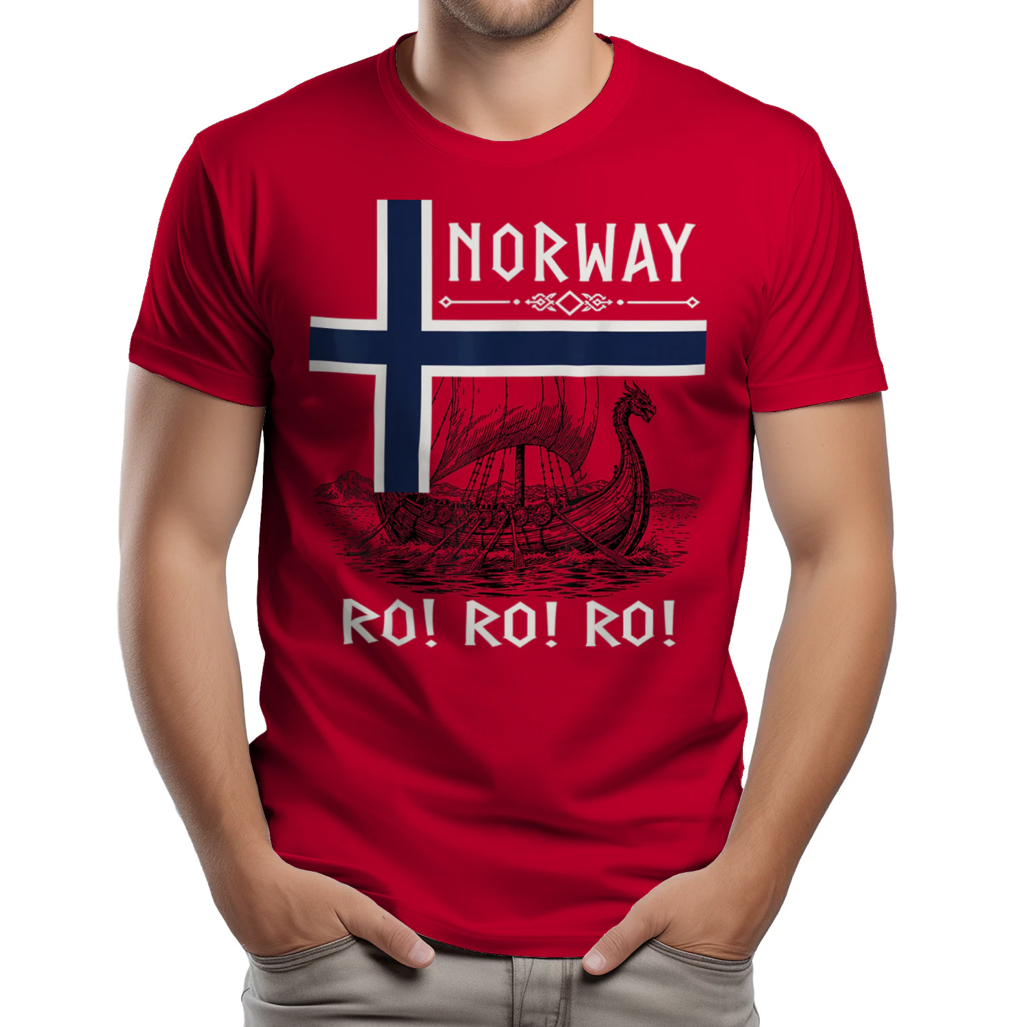 Norway Flag Ro Ro Ro T-shirt