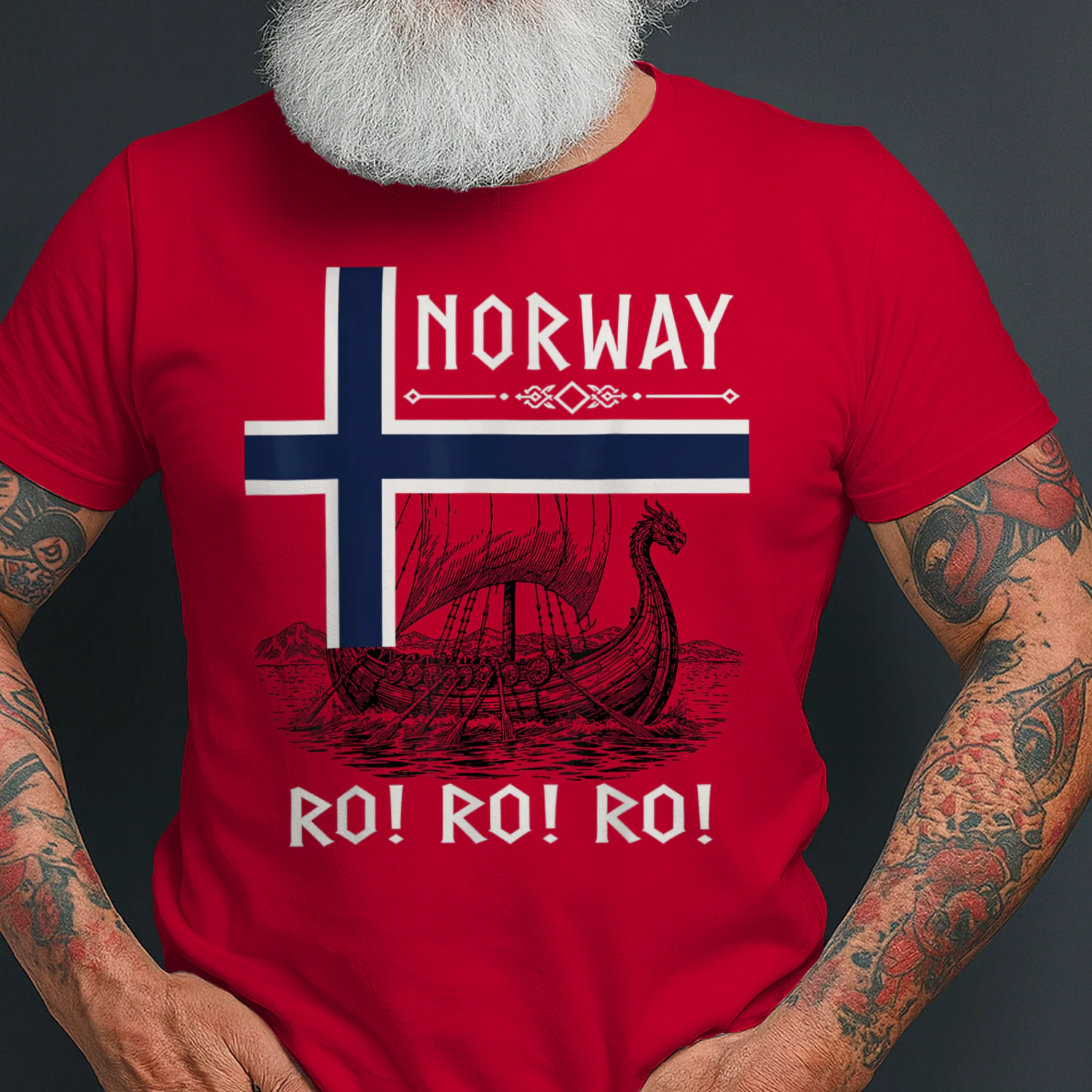 Norway Flag Ro Ro Ro T-shirt