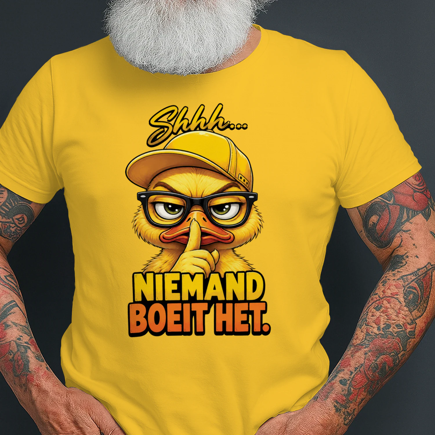 Shhh... niemand boeit het T-shirt