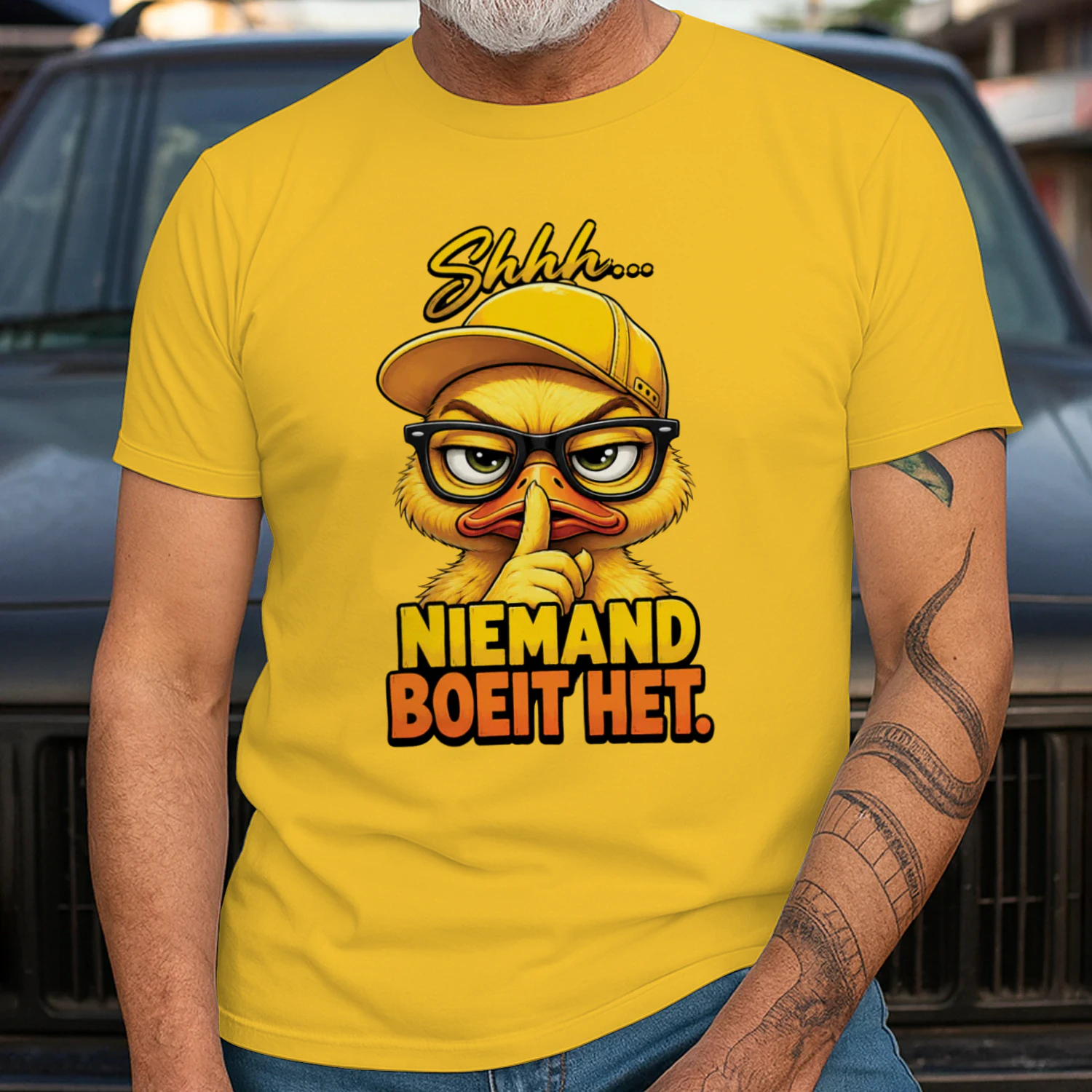 Shhh... niemand boeit het T-shirt