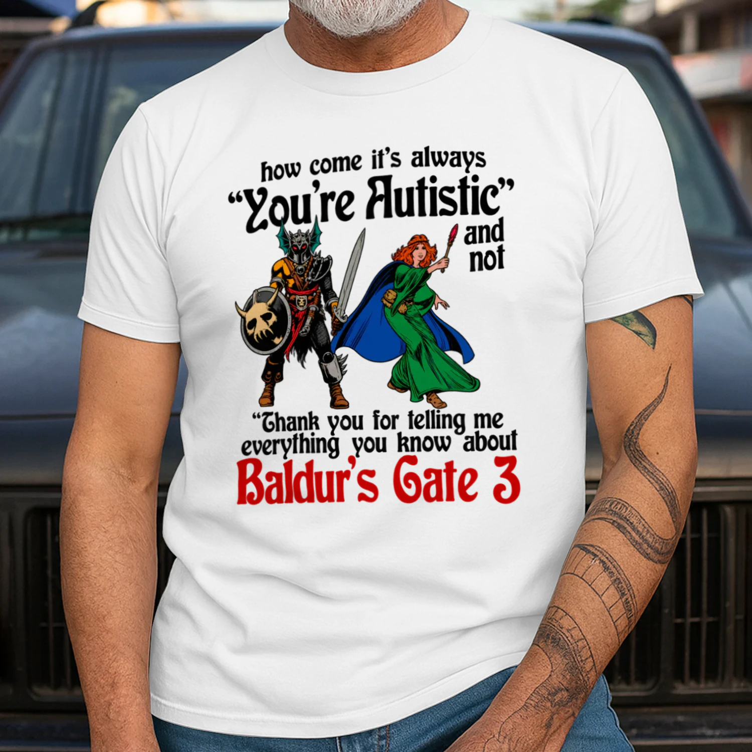 Funny Baldur’s Gate 3 Autism Meme Shirt