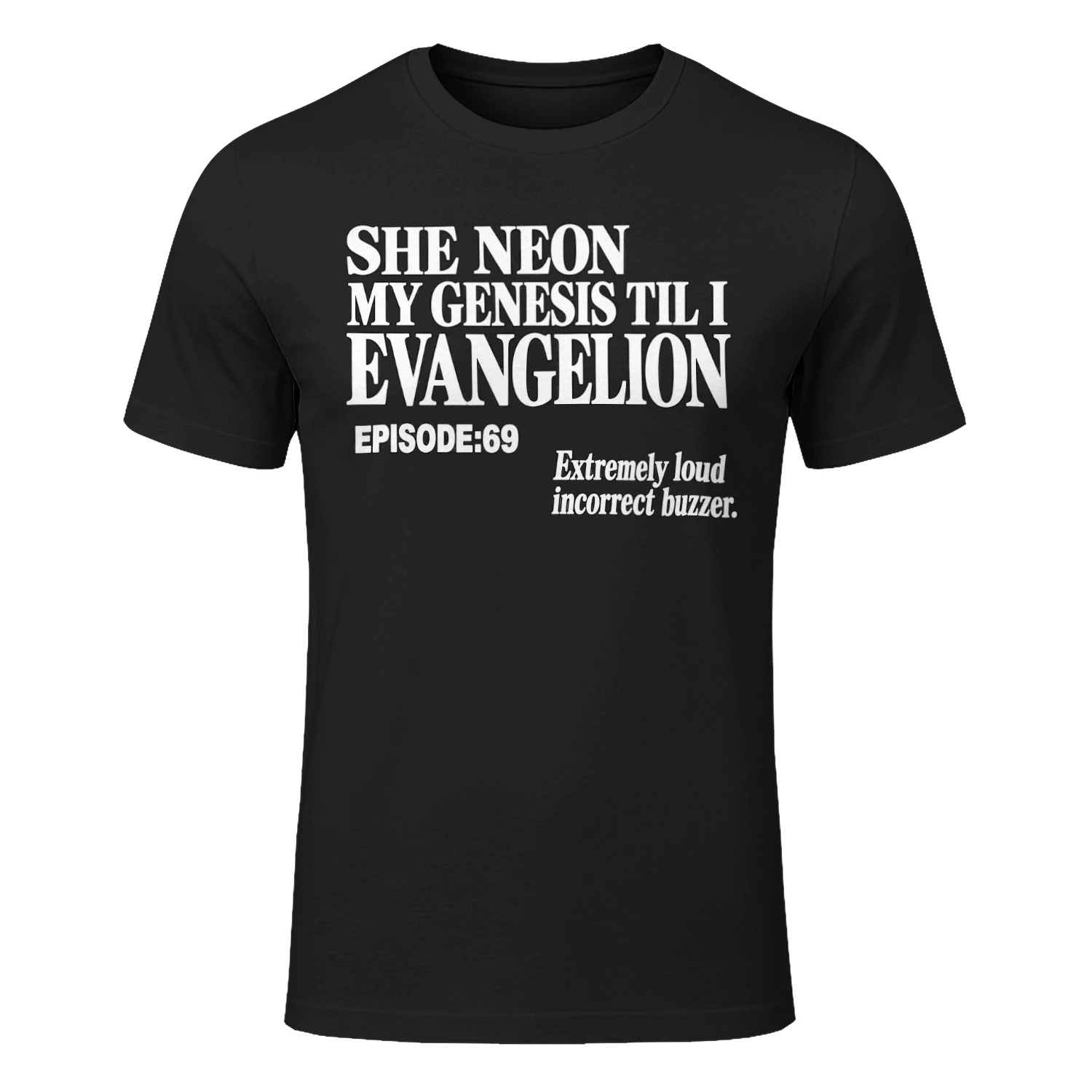 Funny Evangelion Shirt With Chaotic Anime Humor