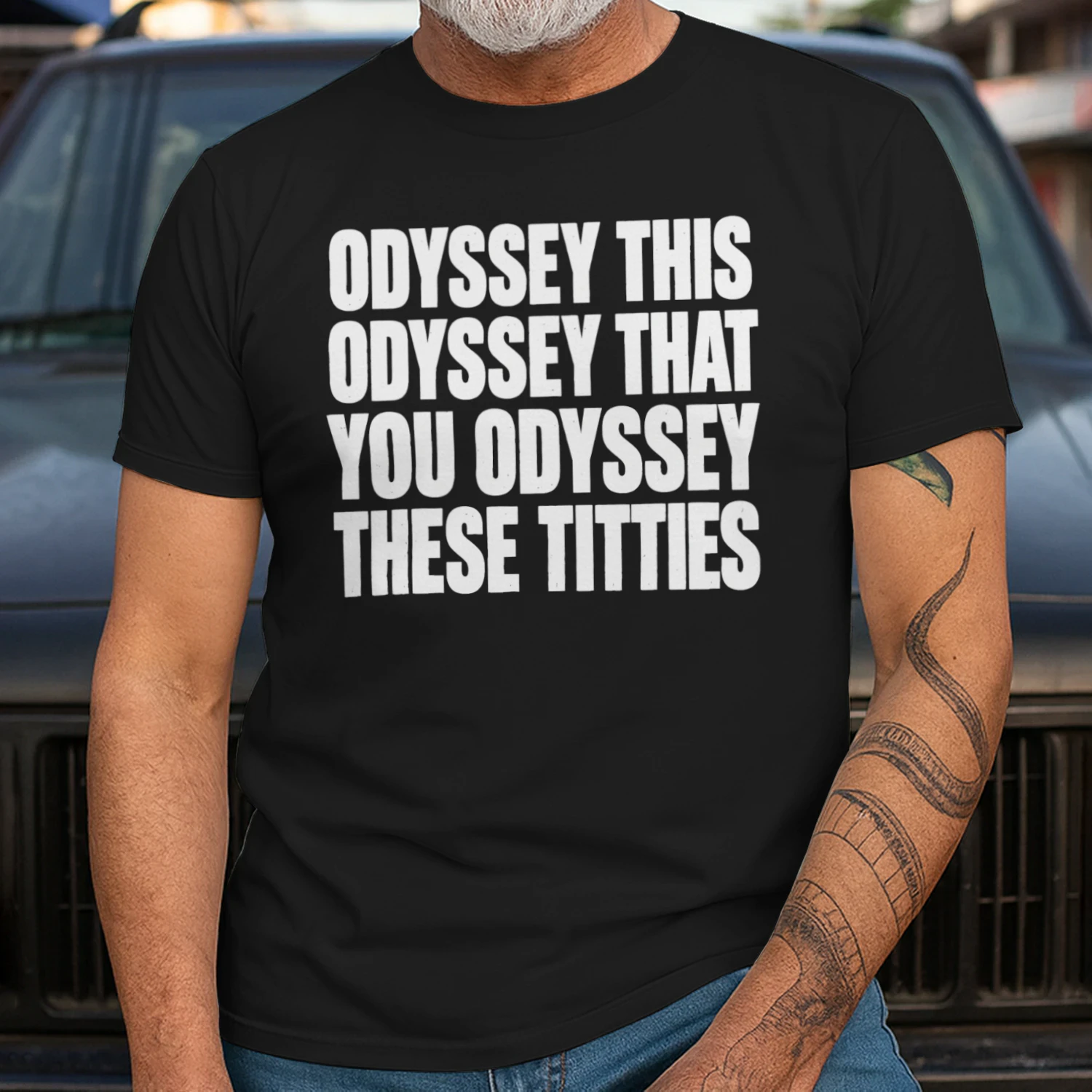 Funny Odyssey Shirt With a Wild Adult Humor Twist