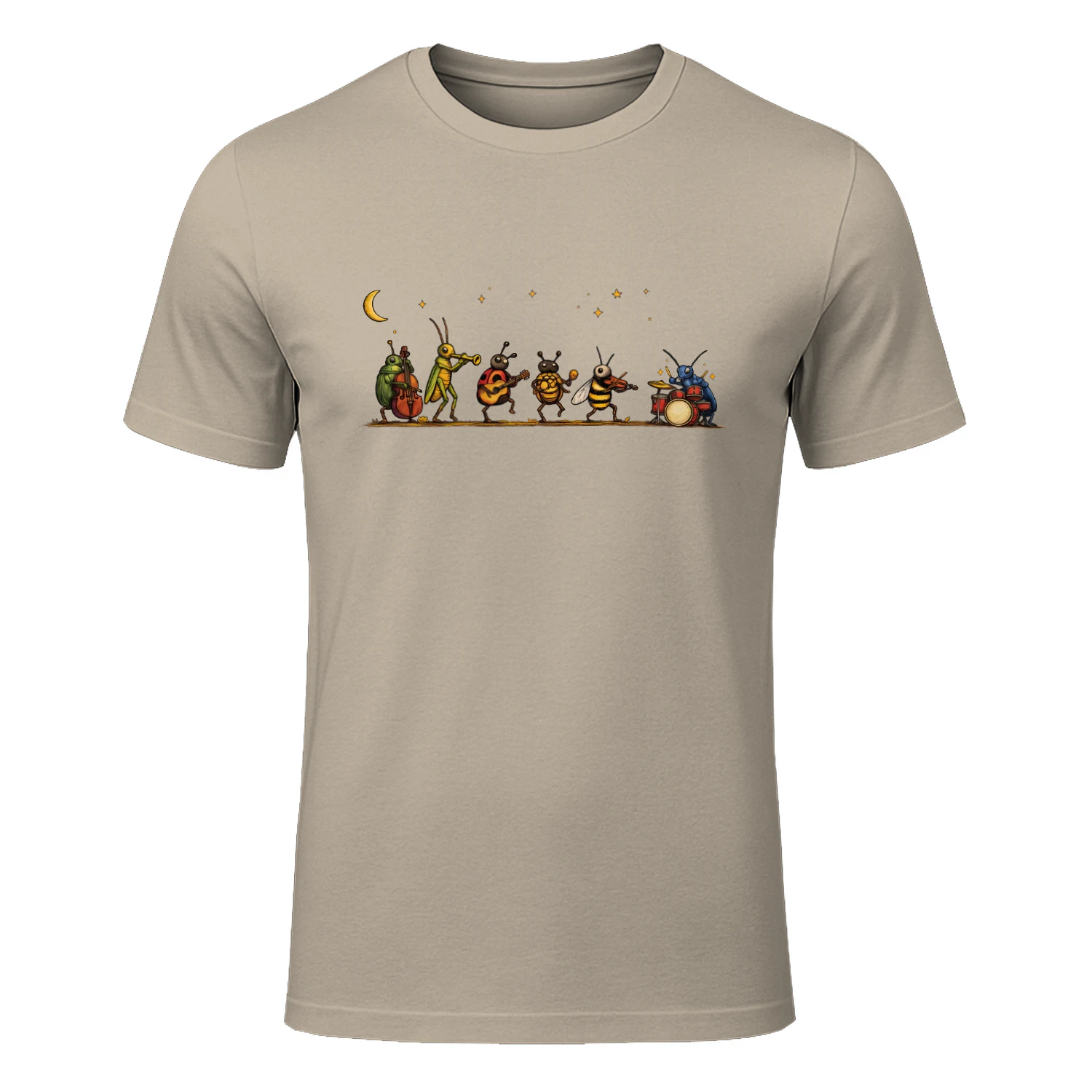 Vintage Bug Orchestra Musical Insects Graphic Classic T-shirt