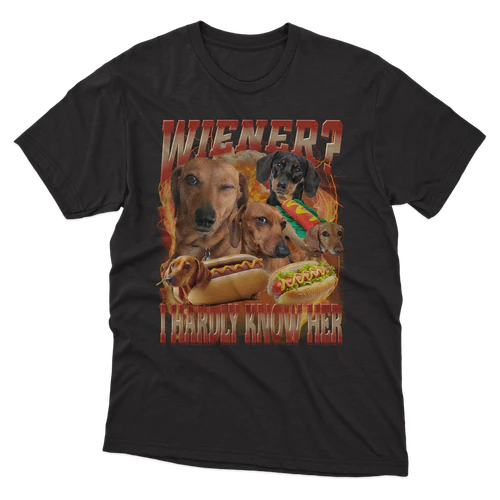 Funny Wiener Dog Dachshund Meme Bootleg Humor Graphic