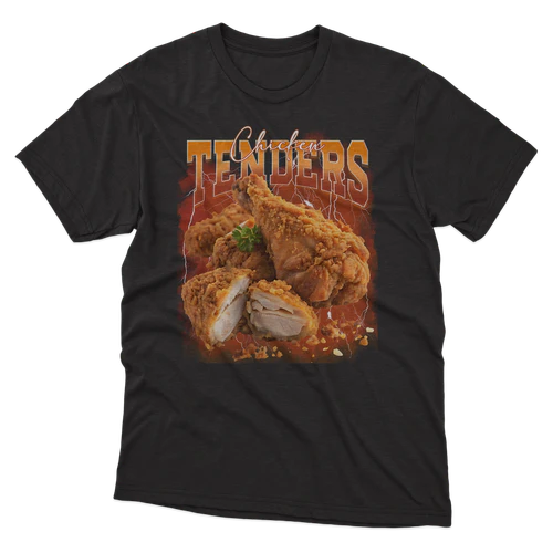 Bootleg Rap Vintage 1990s Chicken Tenders Funny Meme Designs