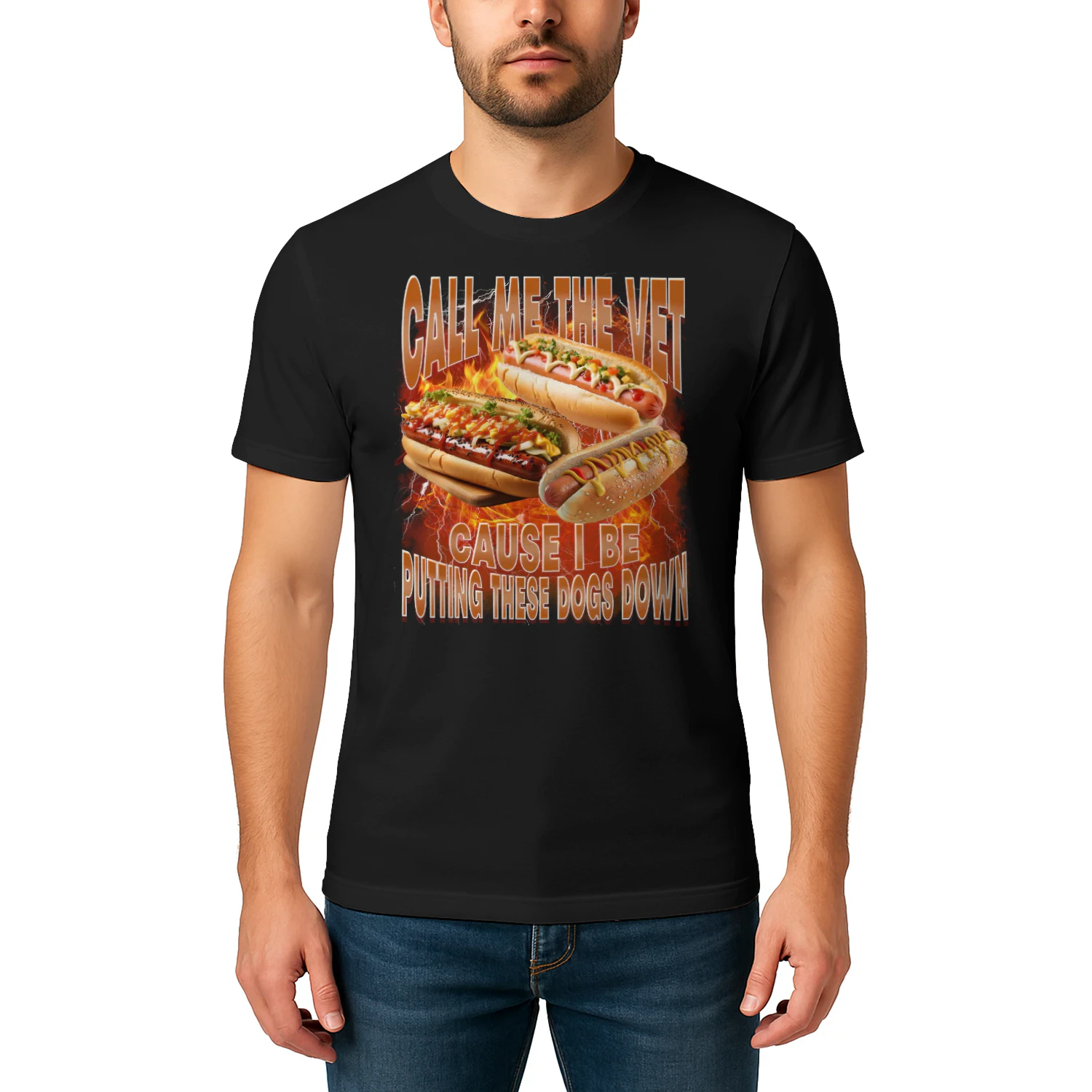 Call Me The Vet Cause I Be Funny Hot Dog Bootleg Meme Hotdog