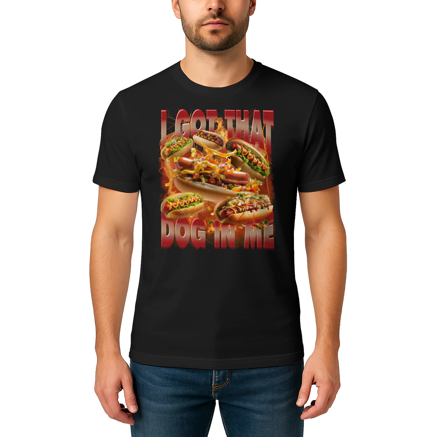 I Got That Dog in Me Funny Hotdog Memes Bootleg Men Women