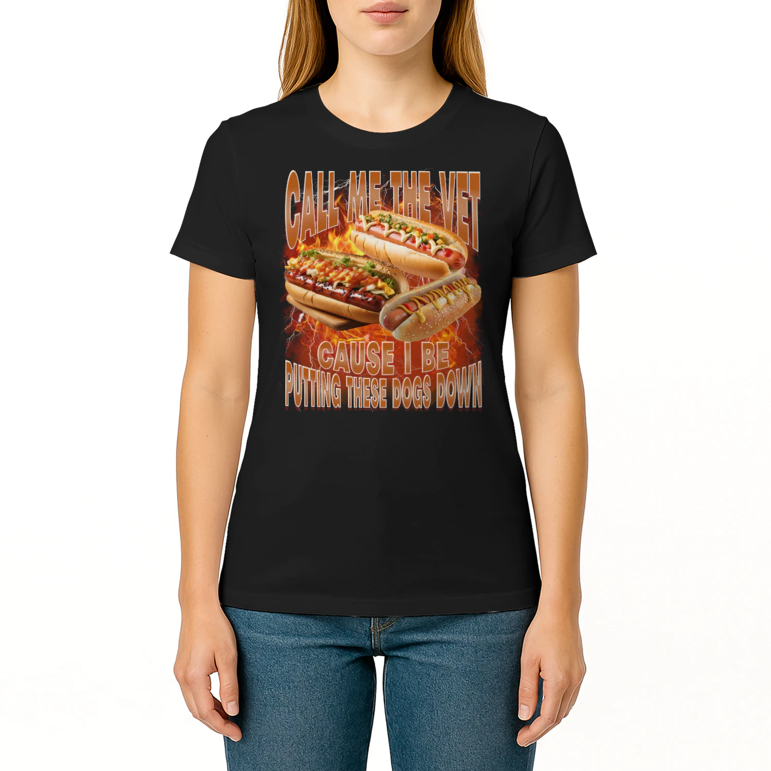 Call Me The Vet Cause I Be Funny Hot Dog Bootleg Meme Hotdog