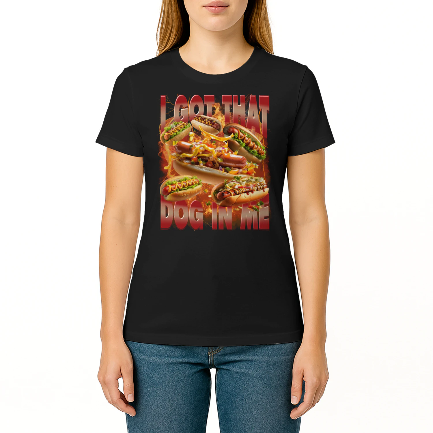 I Got That Dog in Me Funny Hotdog Memes Bootleg Men Women