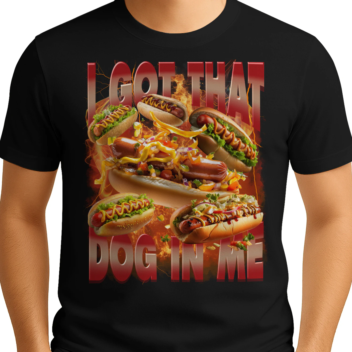 I Got That Dog in Me Funny Hotdog Memes Bootleg Men Women