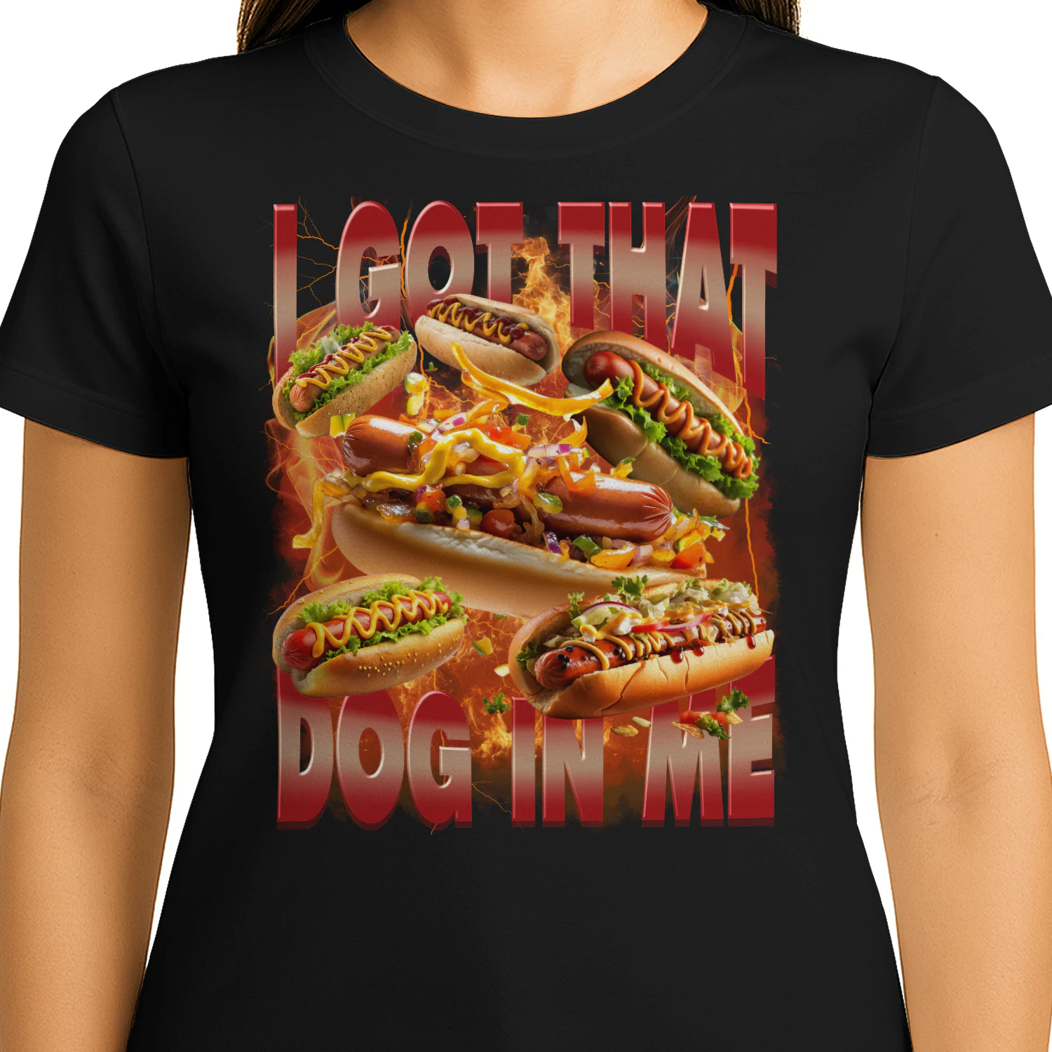 I Got That Dog in Me Funny Hotdog Memes Bootleg Men Women