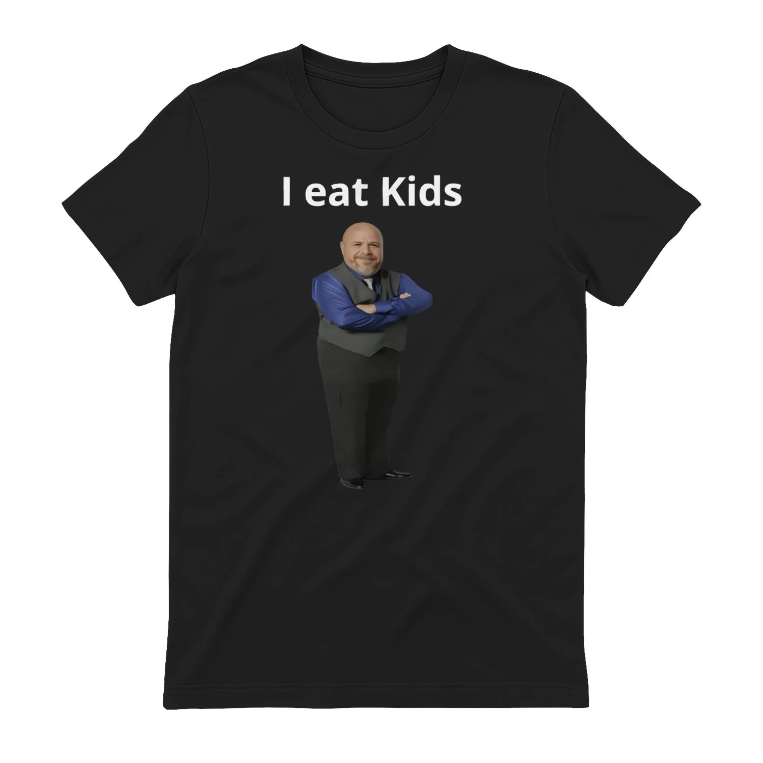 I Eat Kids Funny Dark Humour Meme Graphic - Absurd Internet Humour Design
