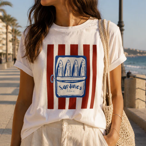 T-shirt Sardines italian