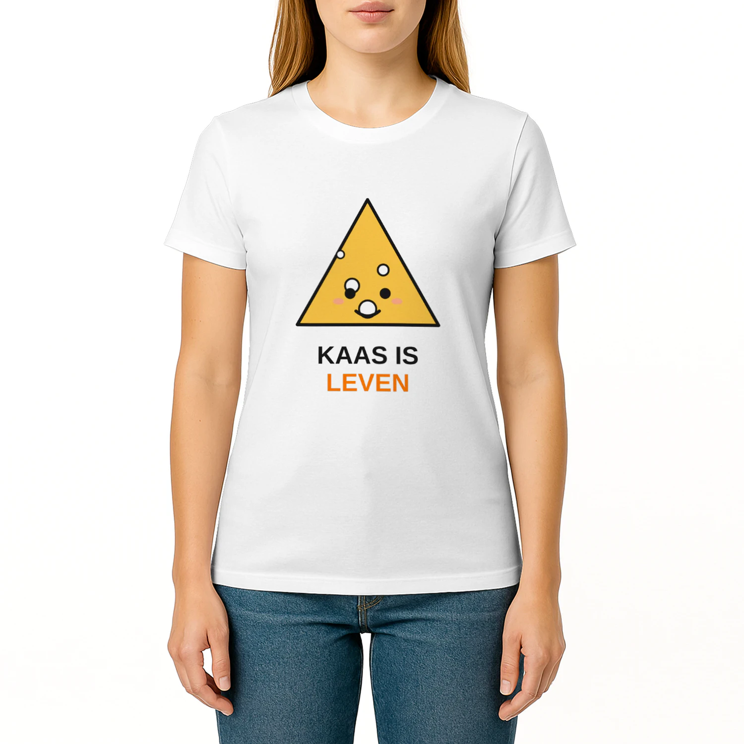 T-shirt Kaas is leven