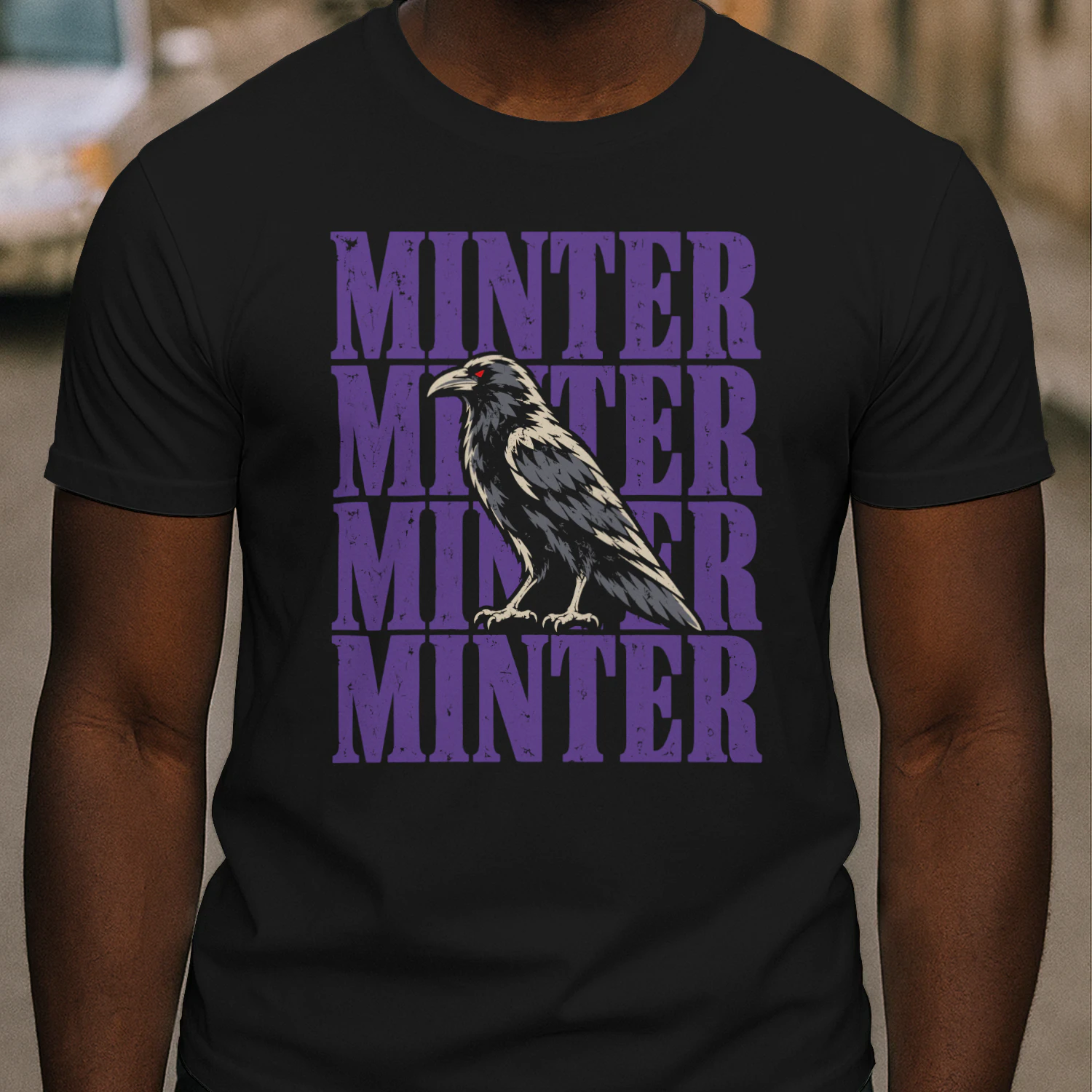 Baltimore Minter Minter Minter Raven Football Fan 