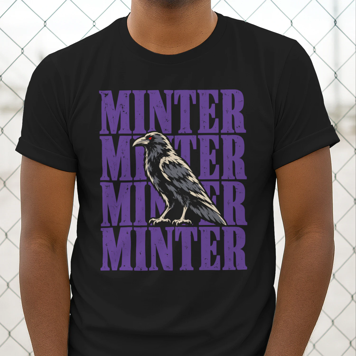 Baltimore Minter Minter Minter Raven Football Fan 