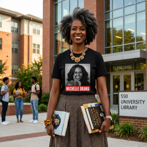 Michelle Obama Tribute Tee: Timeless Strength & Style