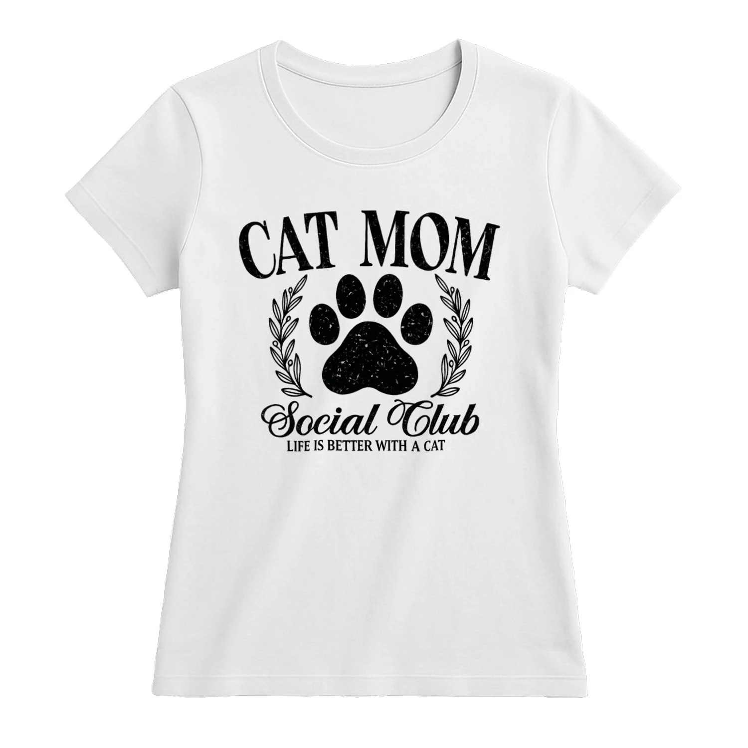 Cat Mom Social Club Shirt- Pet Owner Apparel