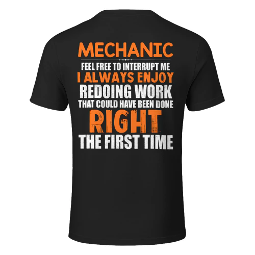 MECHANIC - Enjoy Redoing Work