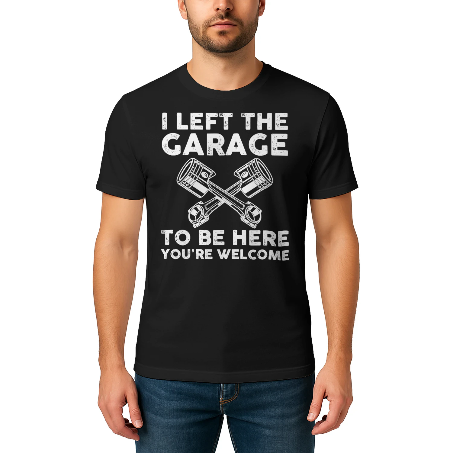I LEFT THE GARAGE TO BE HERE