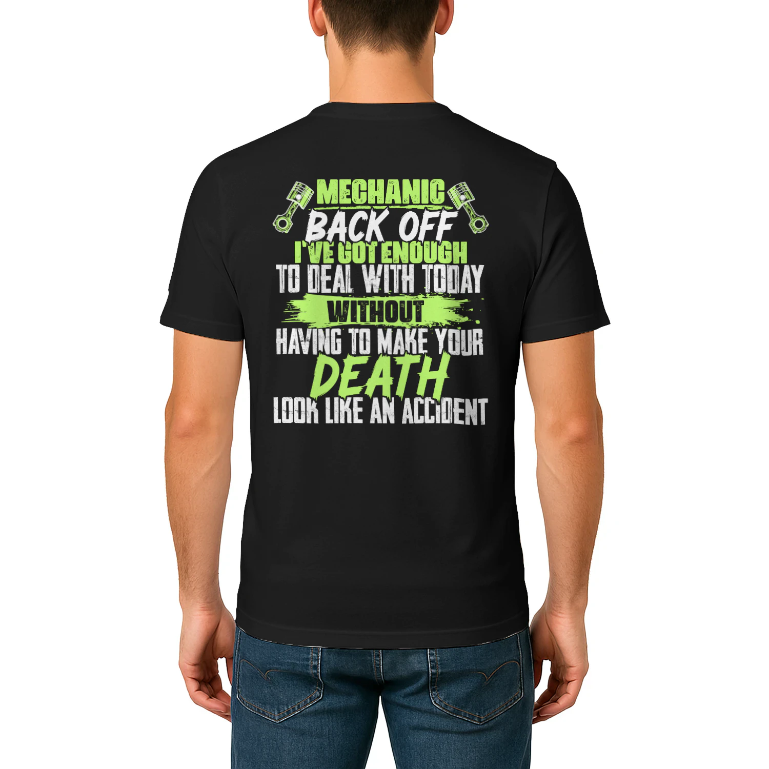 Mechanic - Back Off Funny Sarcastic