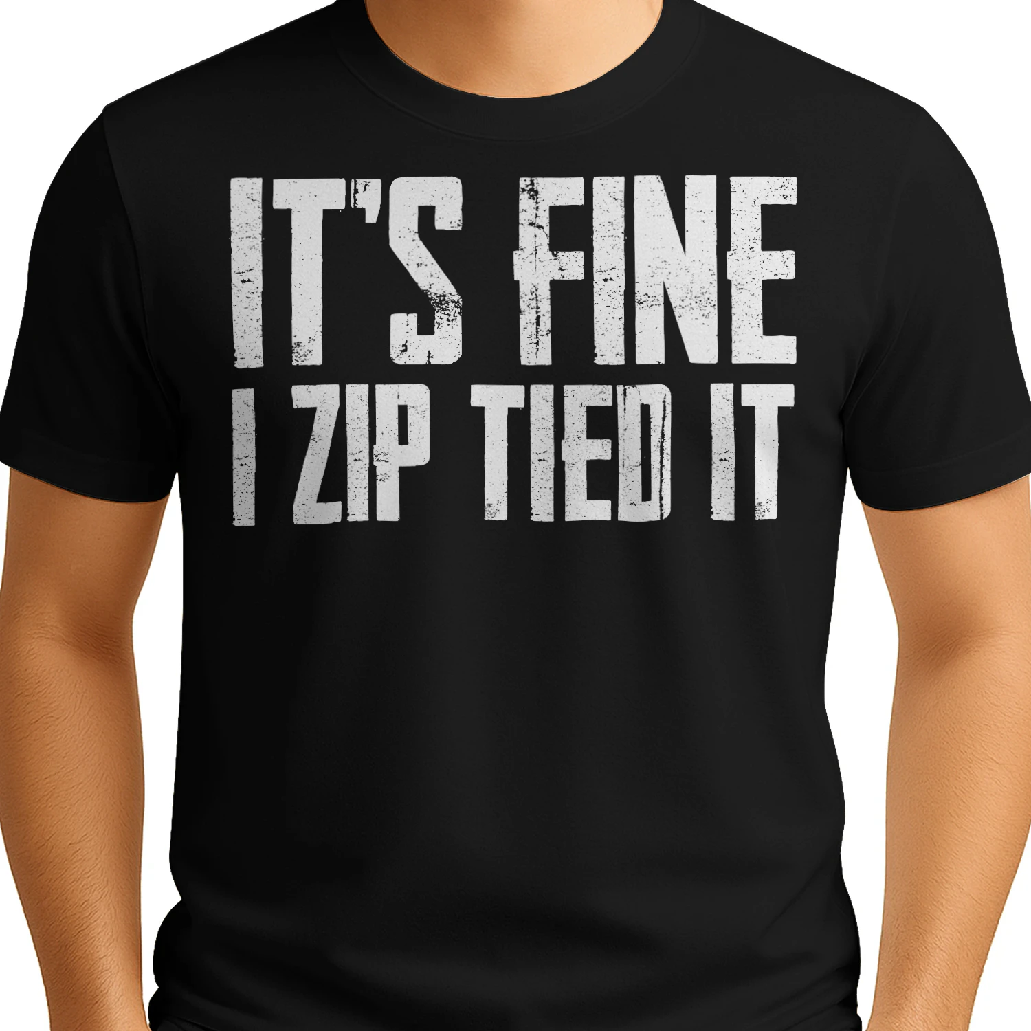 It's Fine - I zip tied it
