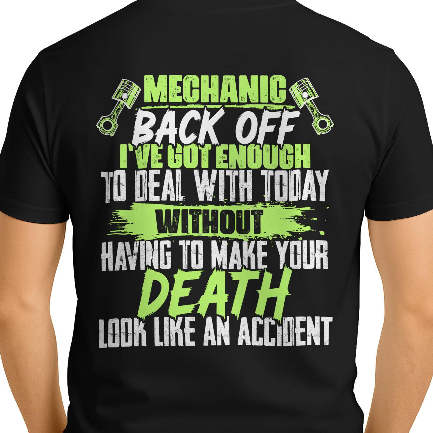 Mechanic - Back Off Funny Sarcastic
