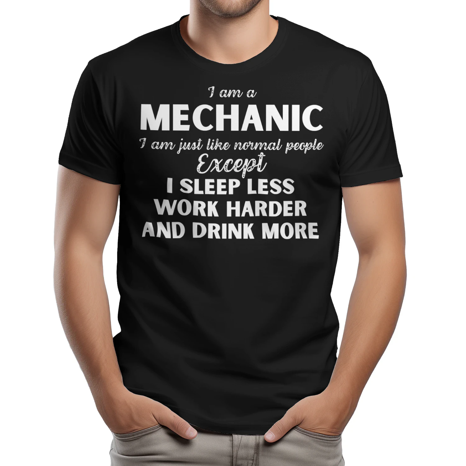 I am a Mechanic - I Sleep less and word harder