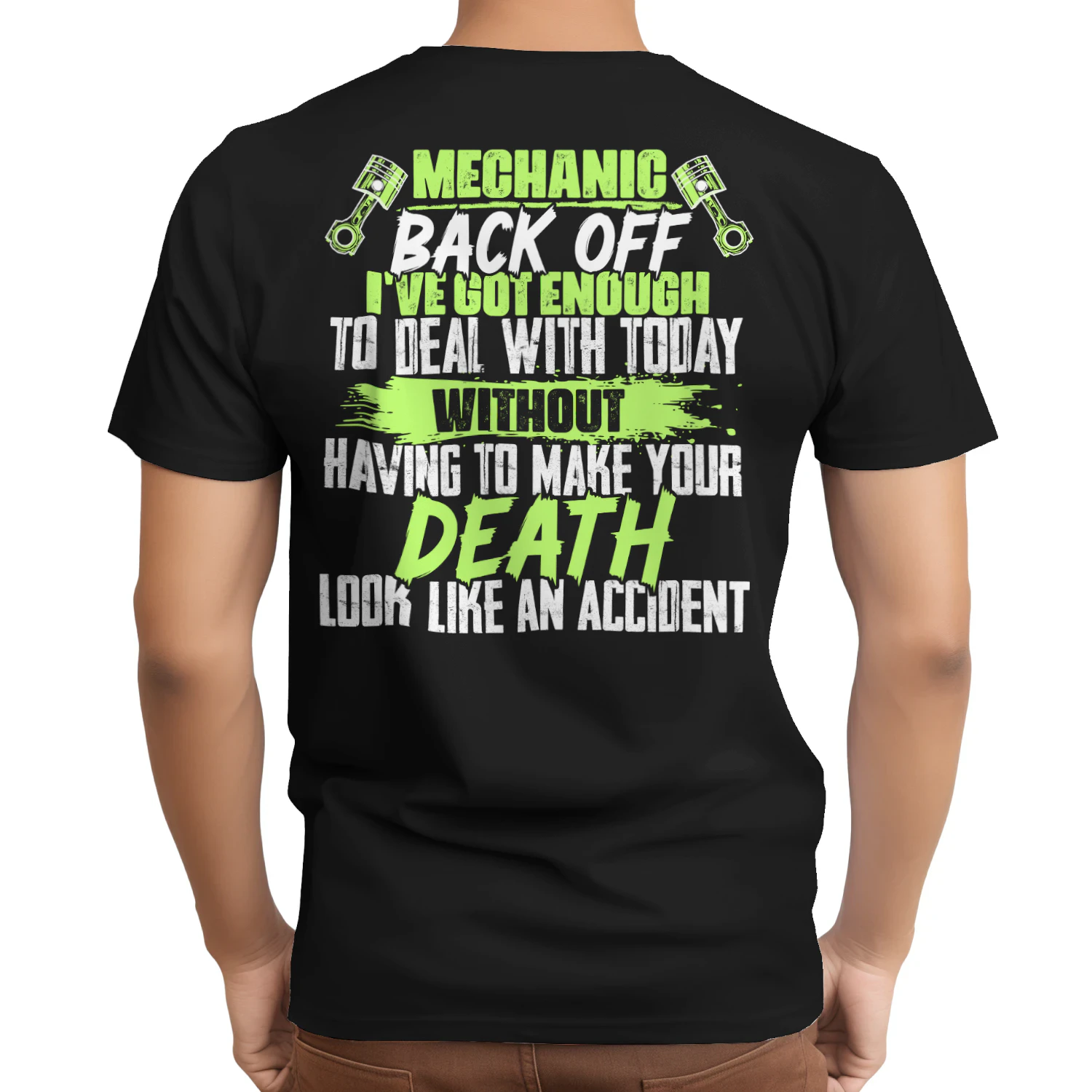 Mechanic - Back Off Funny Sarcastic