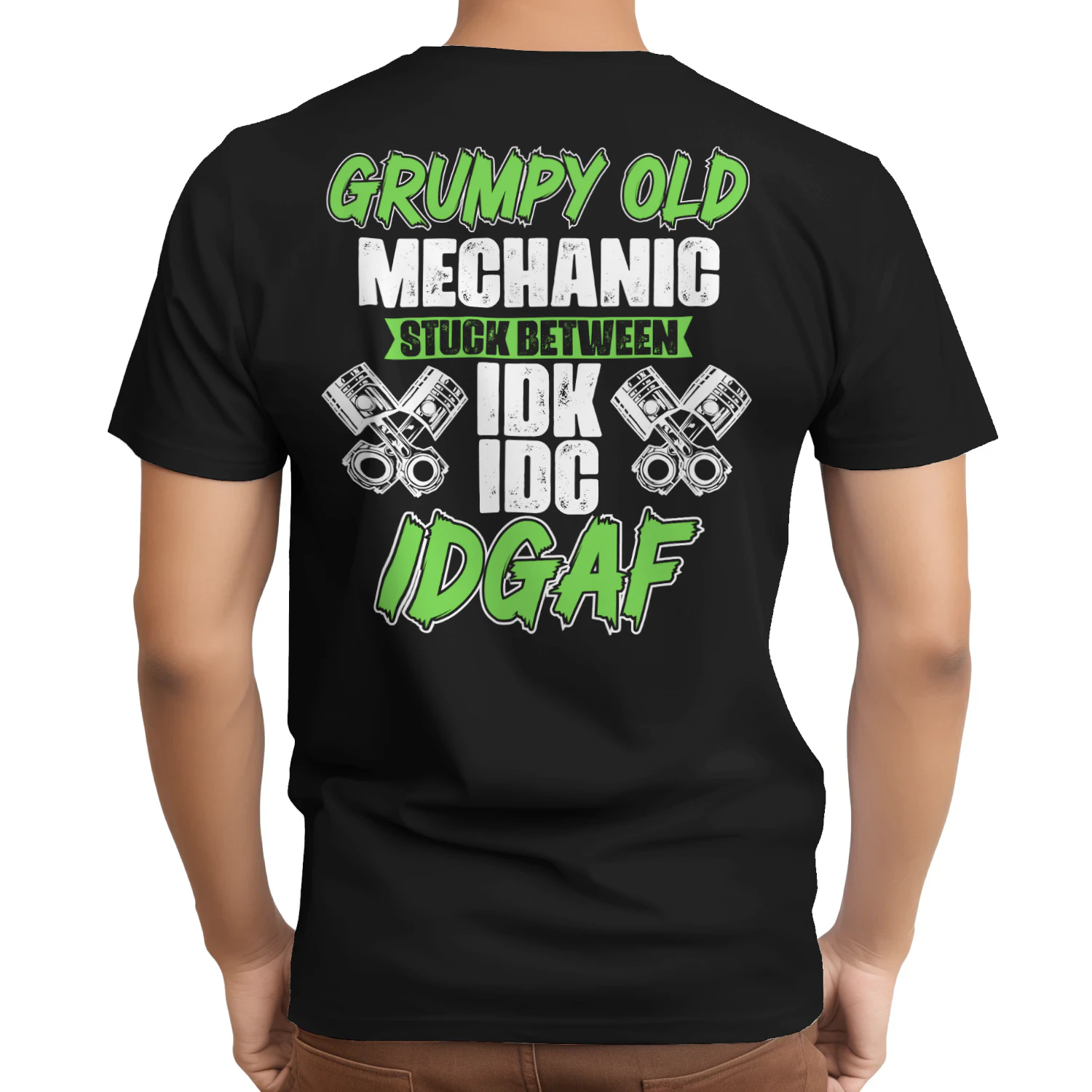 GRUMPY OLD MECHANIC STUCK BETWEEN IDK IDC IDGAF