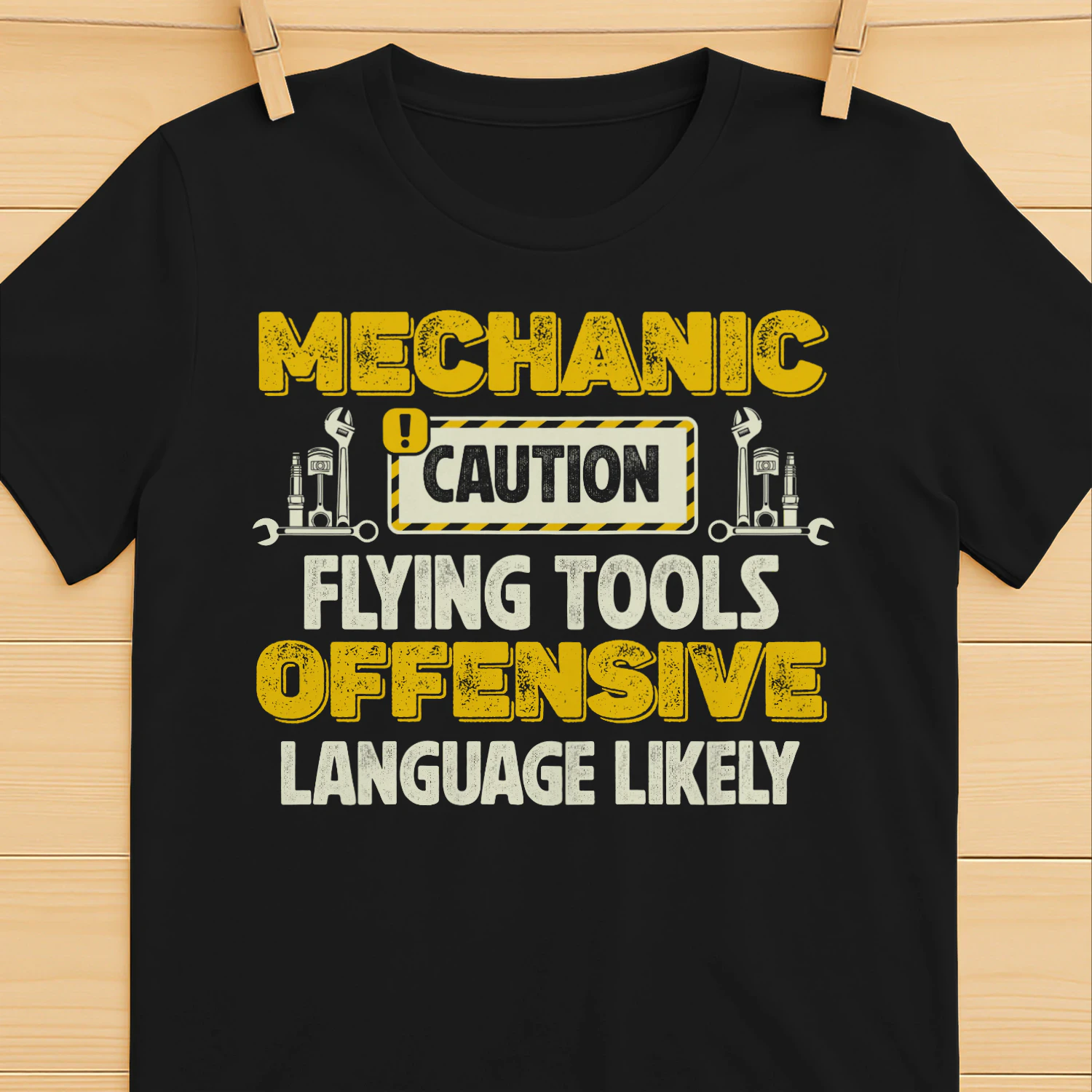 MECHANIC - CAUTION FLYING TOOLS