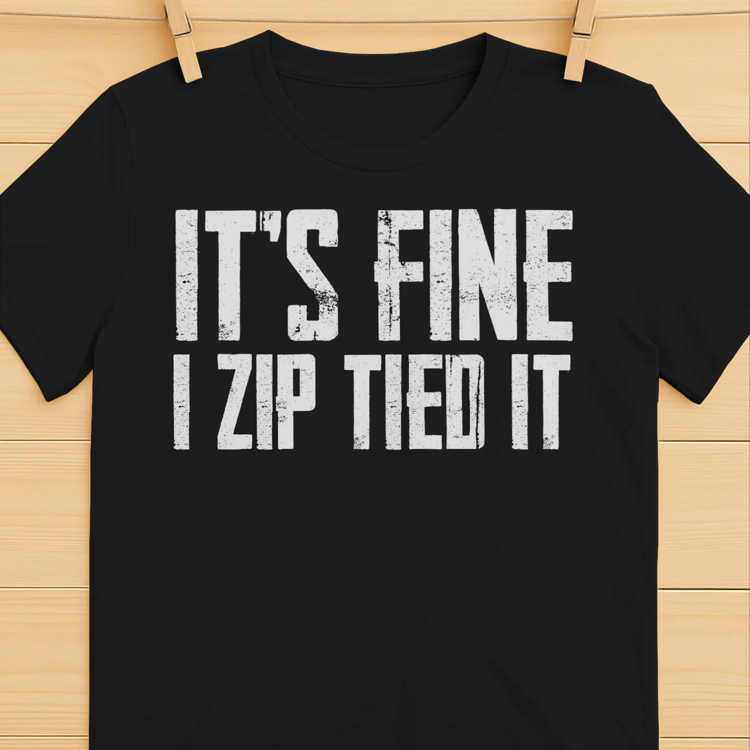 It's Fine - I zip tied it