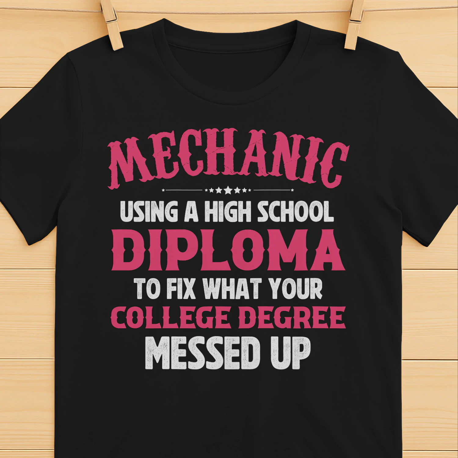 Mechanic - Fix your college degree messed up