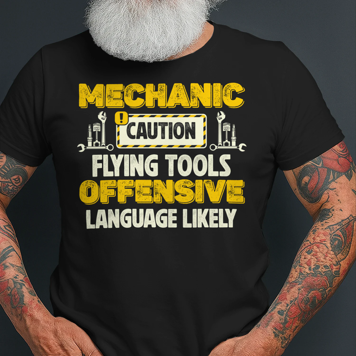 MECHANIC - CAUTION FLYING TOOLS