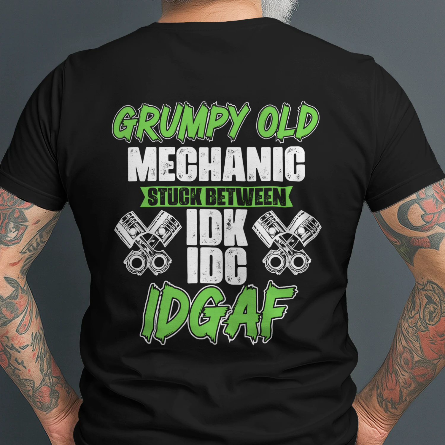 GRUMPY OLD MECHANIC STUCK BETWEEN IDK IDC IDGAF