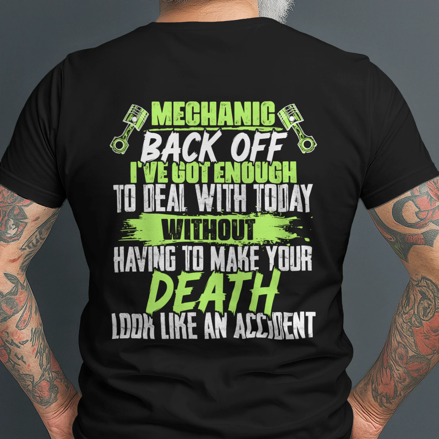 Mechanic - Back Off Funny Sarcastic