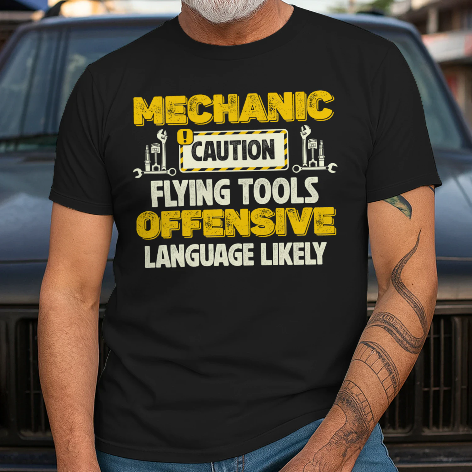 MECHANIC - CAUTION FLYING TOOLS