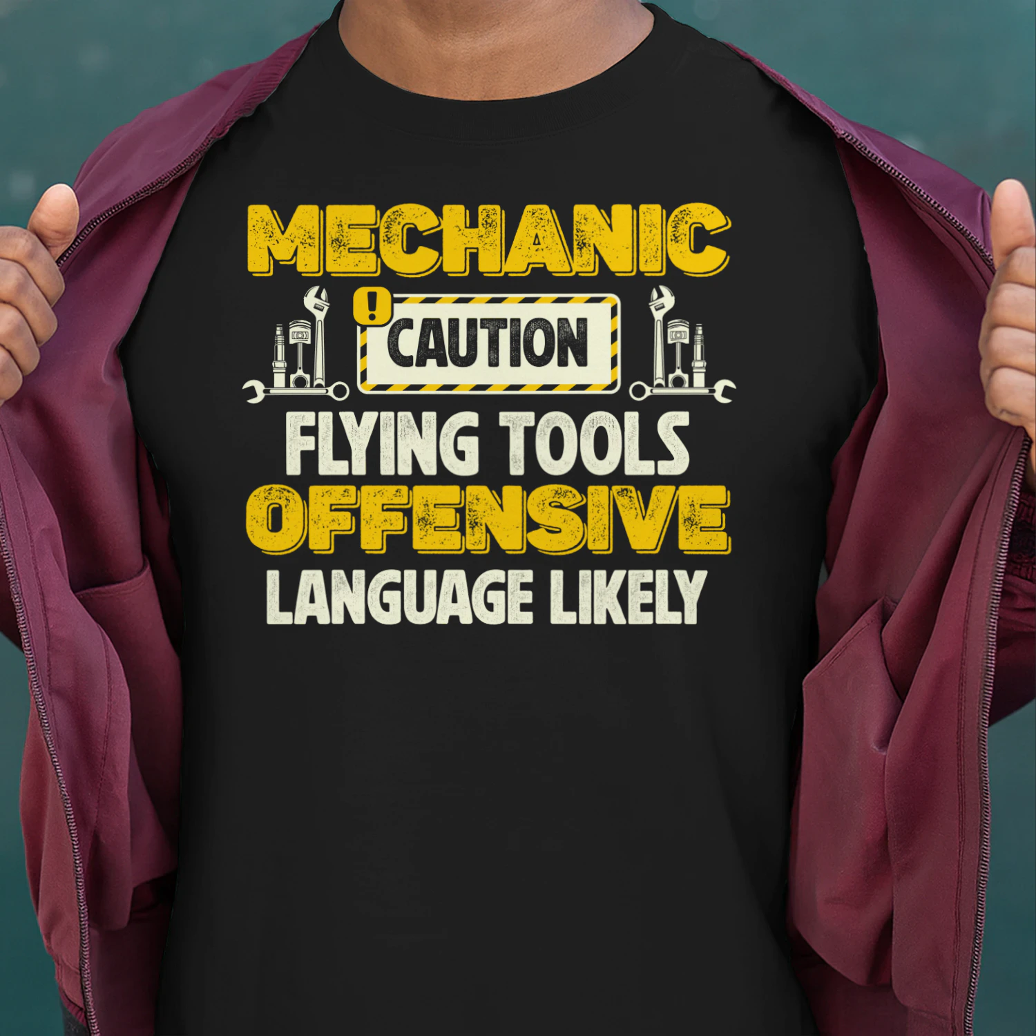 MECHANIC - CAUTION FLYING TOOLS