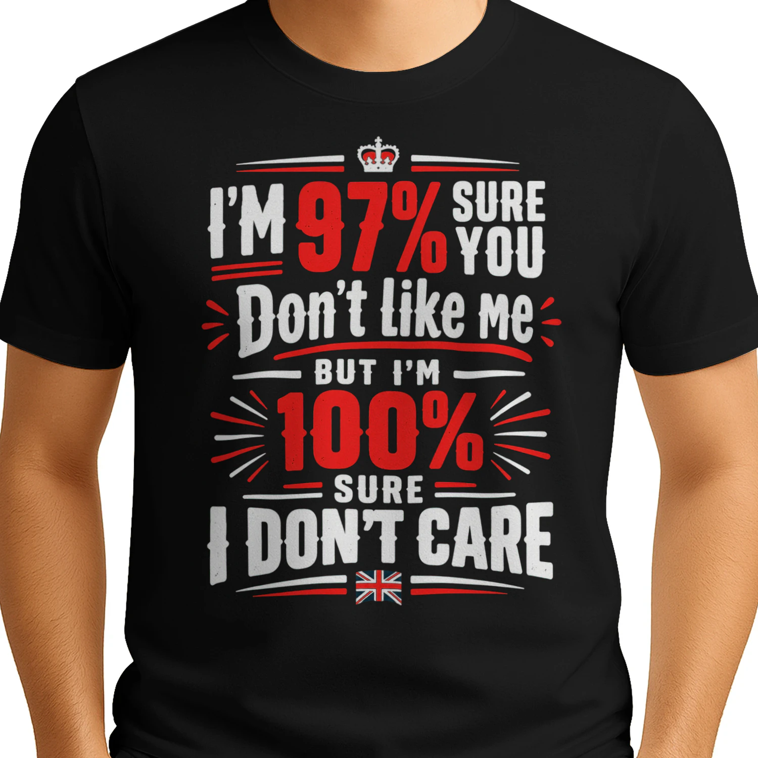 97% Sure You Don't Like Me 100% Sure I Don't Care