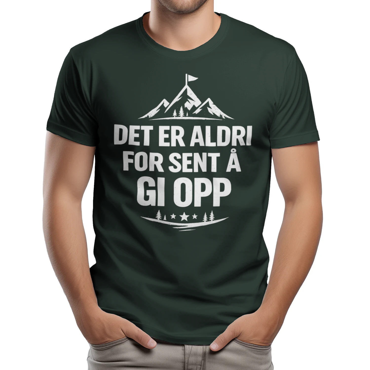 Det er aldri for sent å gi opp – Humoristisk norsk design for jobb og hverdag