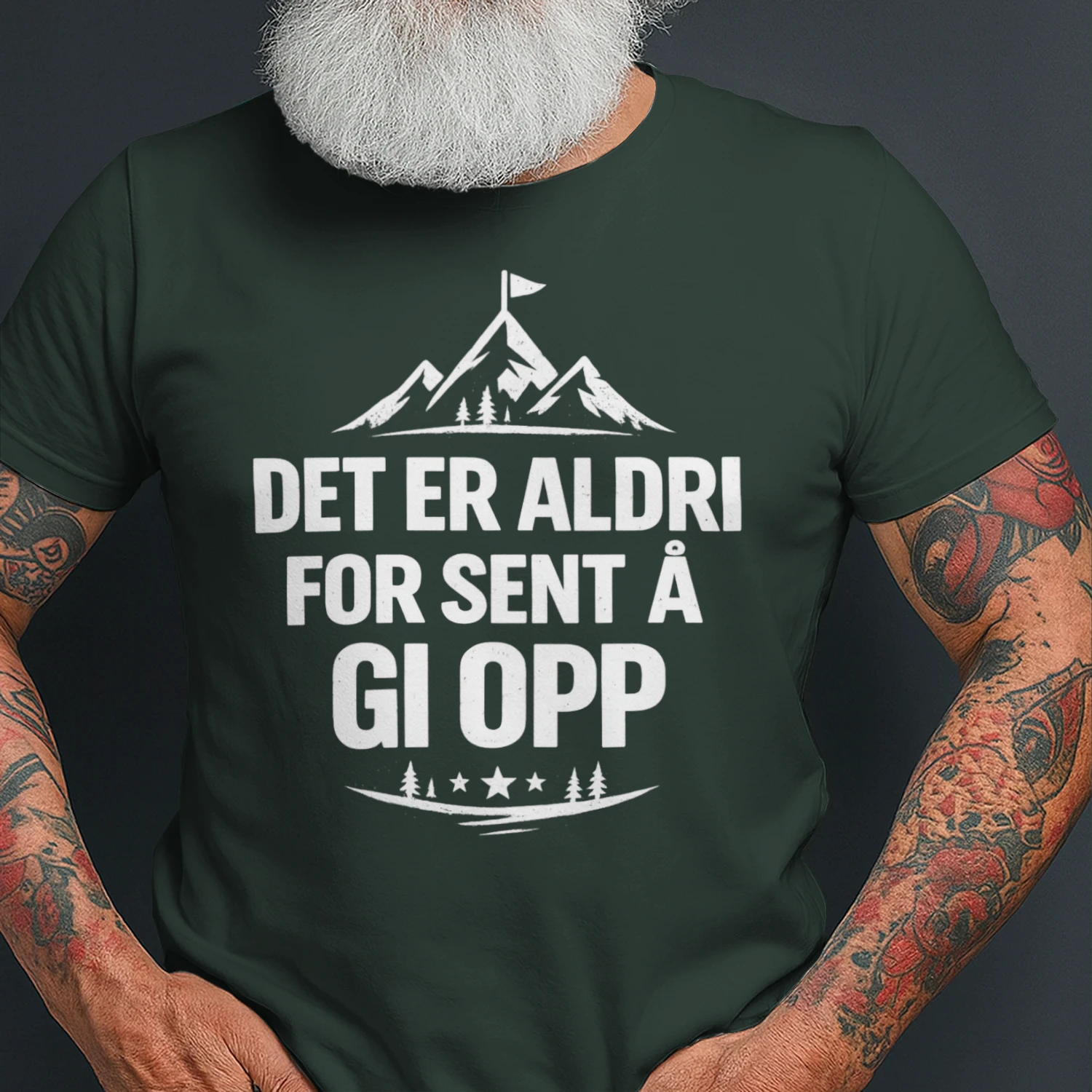 Det er aldri for sent å gi opp – Humoristisk norsk design for jobb og hverdag
