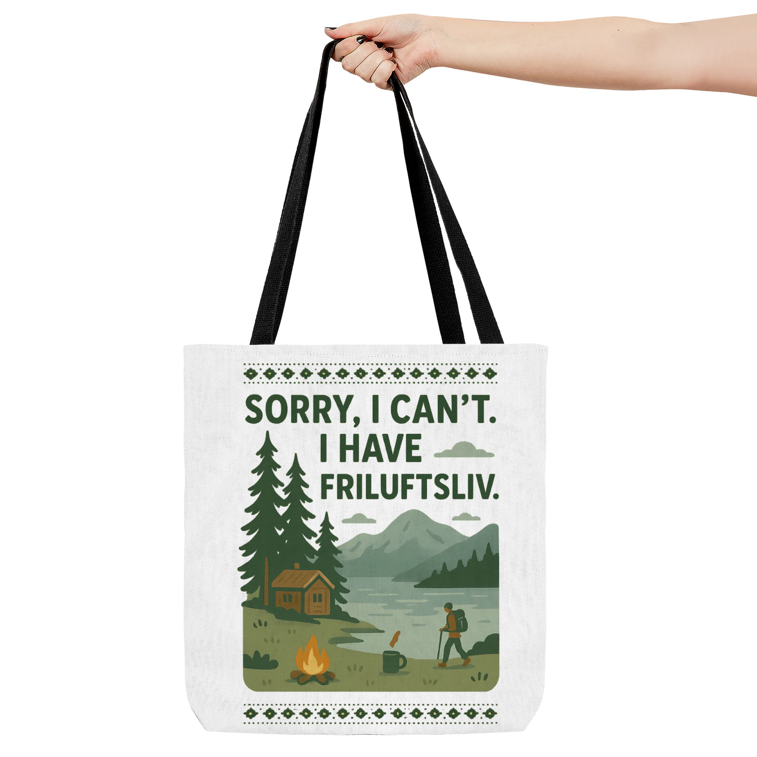 Friluftsliv Hoodie – Komfortabel hettegenser inspirert av norsk natur