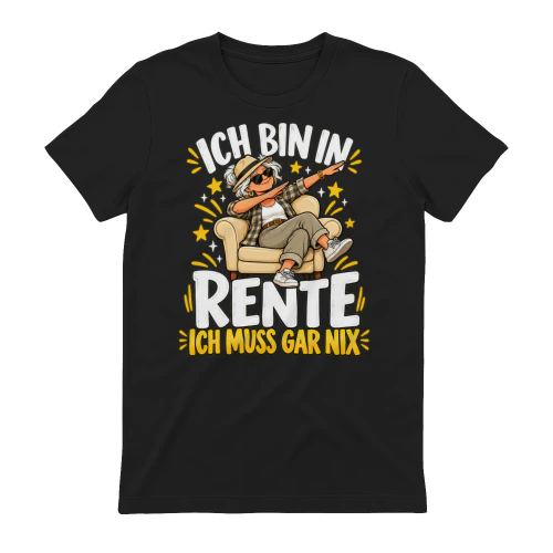 Ich bin in Rente – Lustiges Geschenk zum Ruhestand