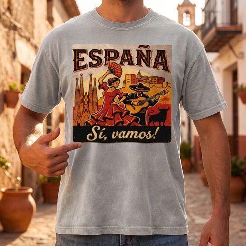 España Flamenco Vintage T-Shirt