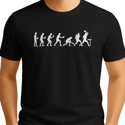 Funny Table Tennis T-Shirt, Table Tennis Evolution Player Gift, Ping Pong Graphic Tee, Table Tennis Lover Gift, Paddle Sports Fan
