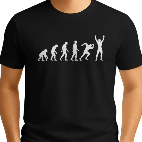 Running Evolution T-Shirt, Funny Runner Gift, Marathon Graphic Tee, Running Lover Gift, Track Athlete Fan