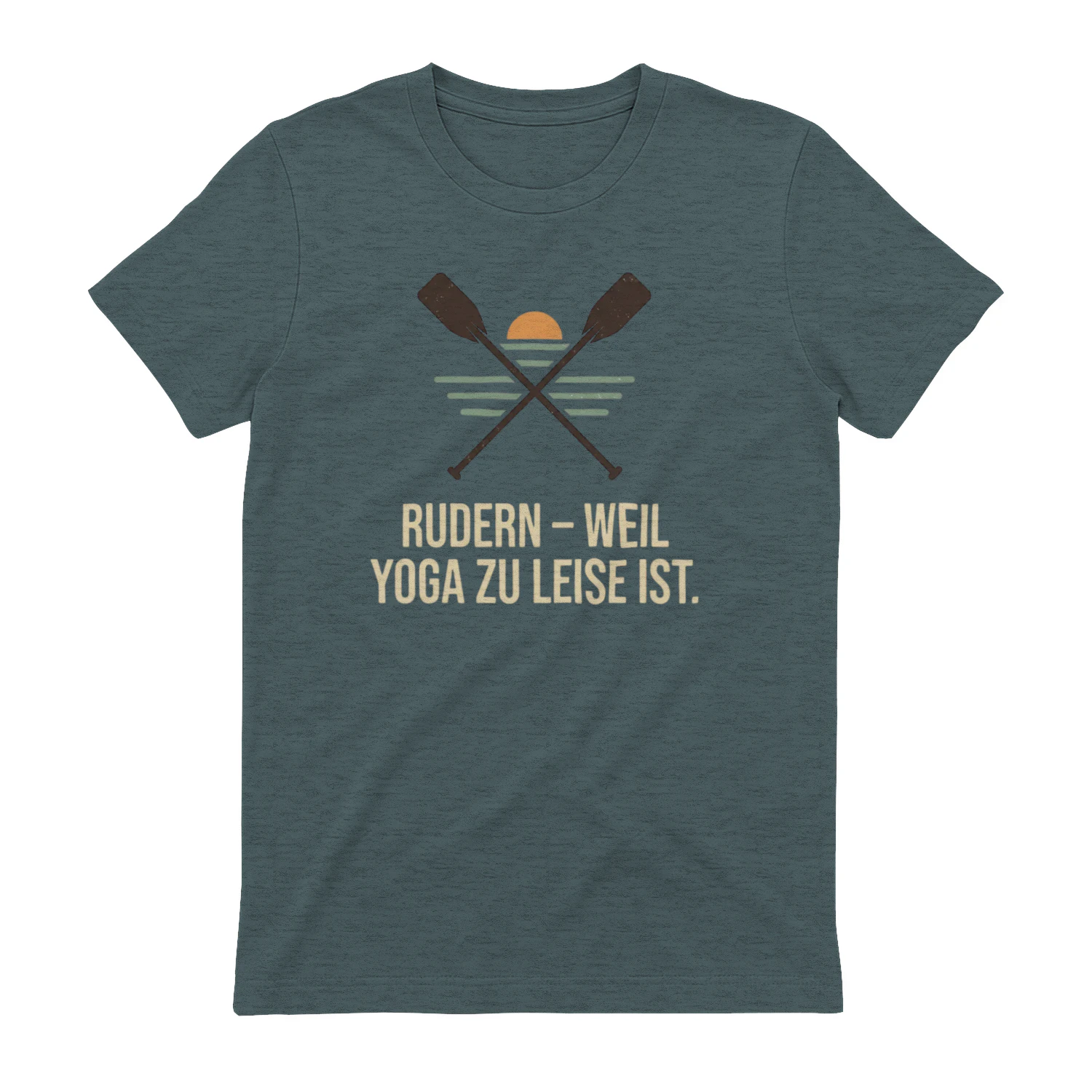 Lustiger Ruderer Rudern – weil Yoga zu leise ist. Ruderer Geschenk für Männer und Frauen, Rudern Graphic 
