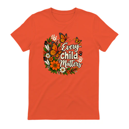 Every Child Matters T-Shirt, Indigenous Awareness Gift, Orange Shirt Day Graphic Tee, Cultural Awareness Shirt, Heritage Gift